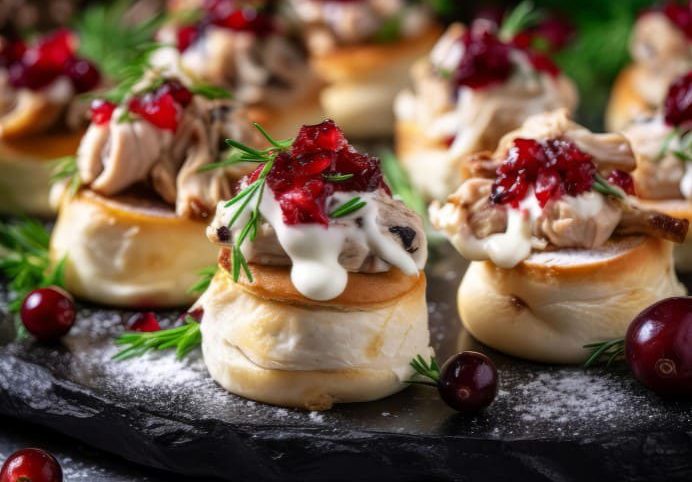 gourmet set om te bestellen met kerst